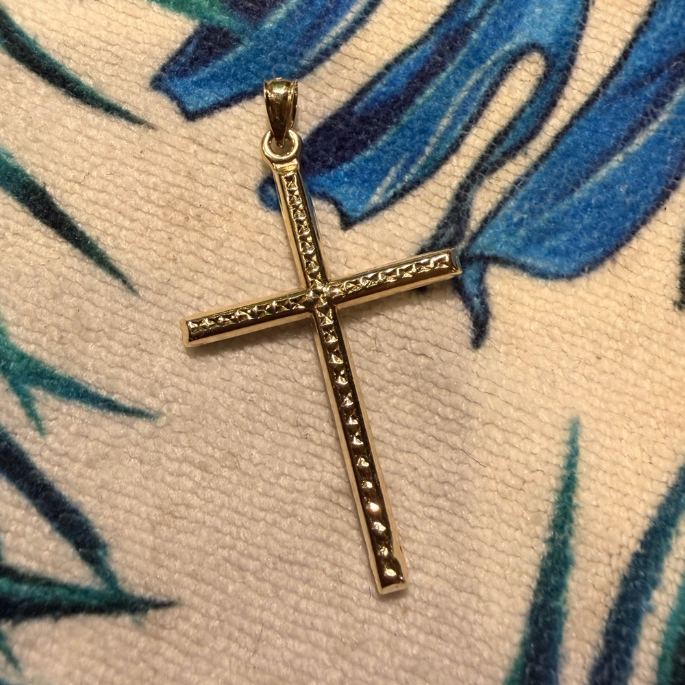 Gold Cross Pendant